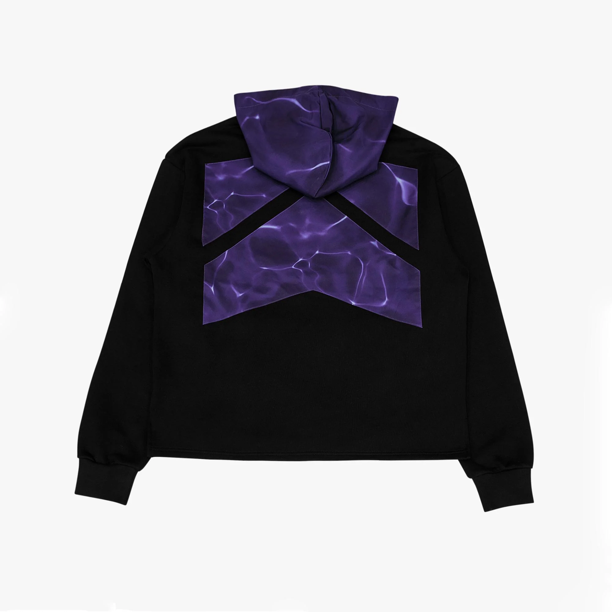 Nash Shield Hoodie Black/Deep Violet - Image 2