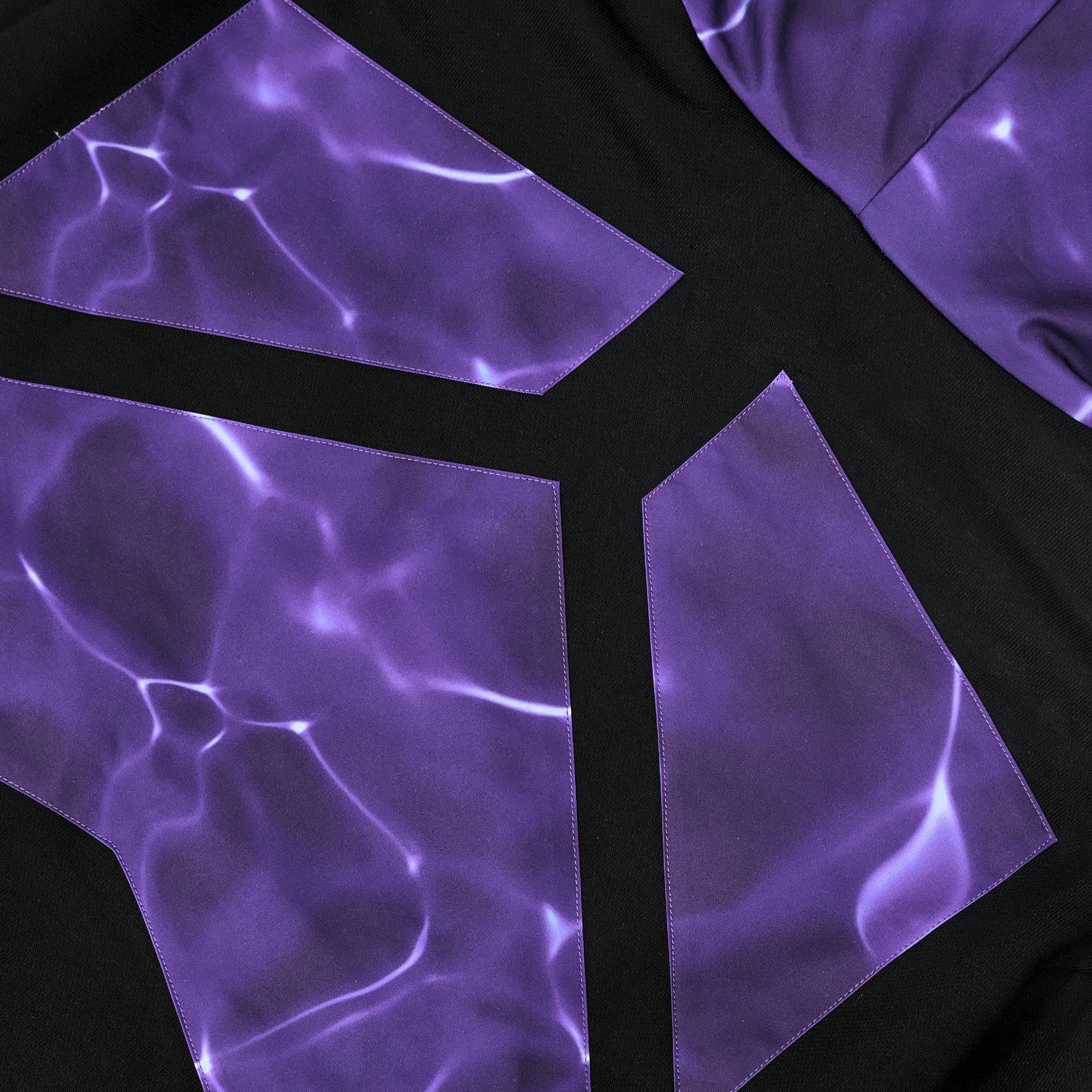 Nash Shield Hoodie Black/Deep Violet - Image 3