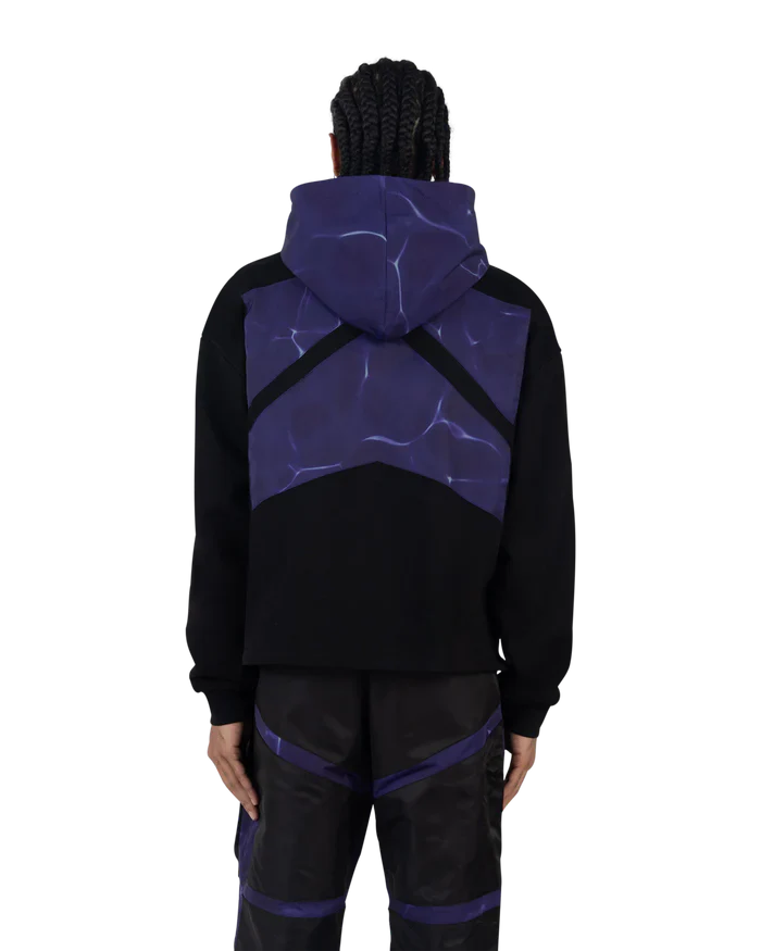 Nash Shield Hoodie Black/Deep Violet - Image 5