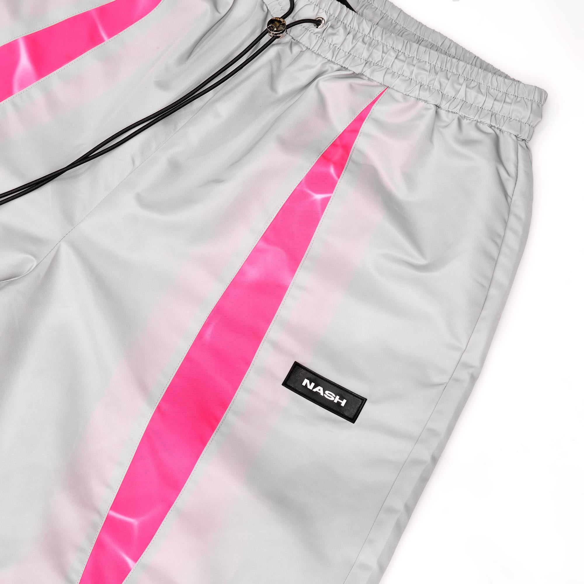 Nash Slice Pant Silver Grey/Fluro Pink - Image 3