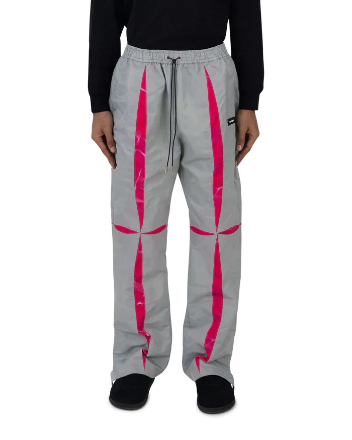 Nash Slice Pant Silver Grey/Fluro Pink - Image 4