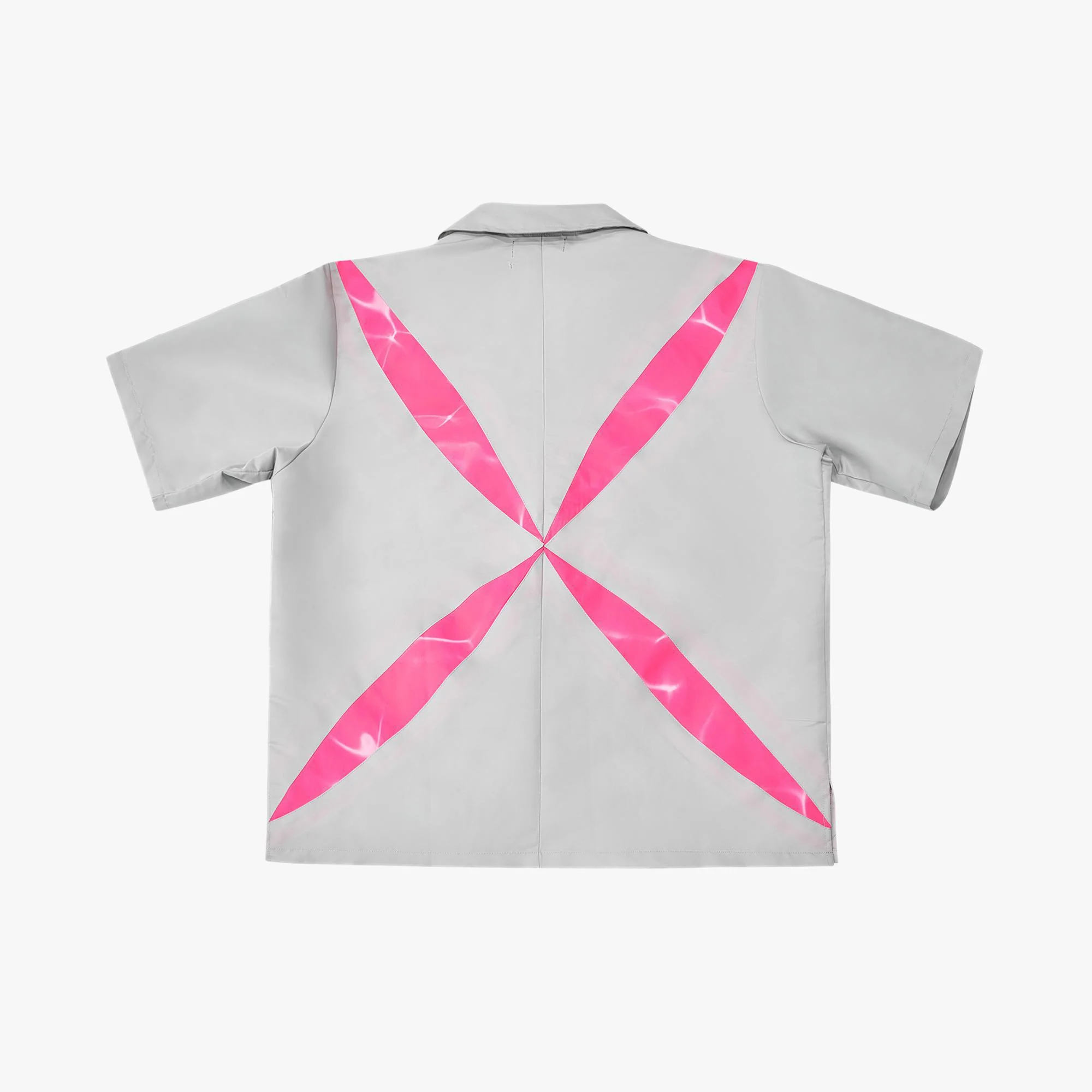 Nash Slice Shirt Silver Grey/Fluro Pink - Image 2