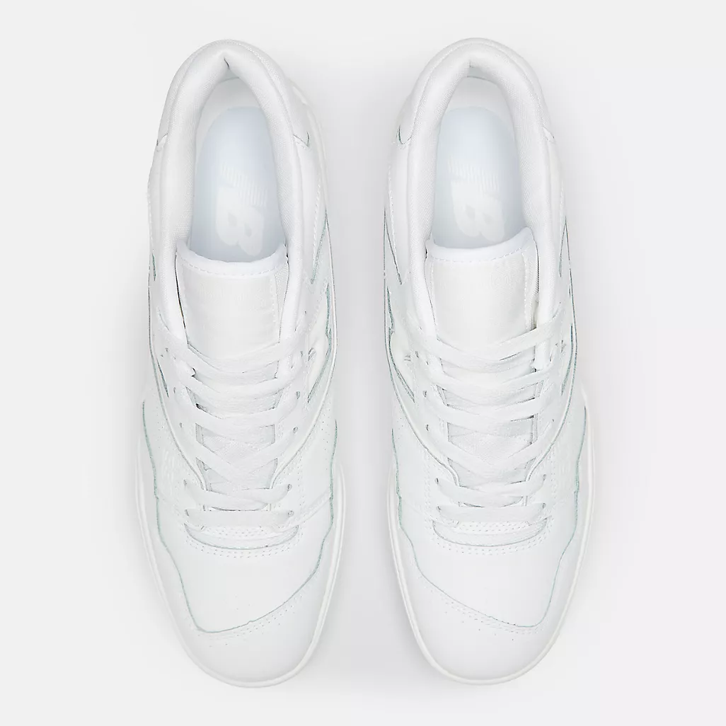 UNISEX NEW BALANCE B550 "WHITE / WHITE" - Image 4