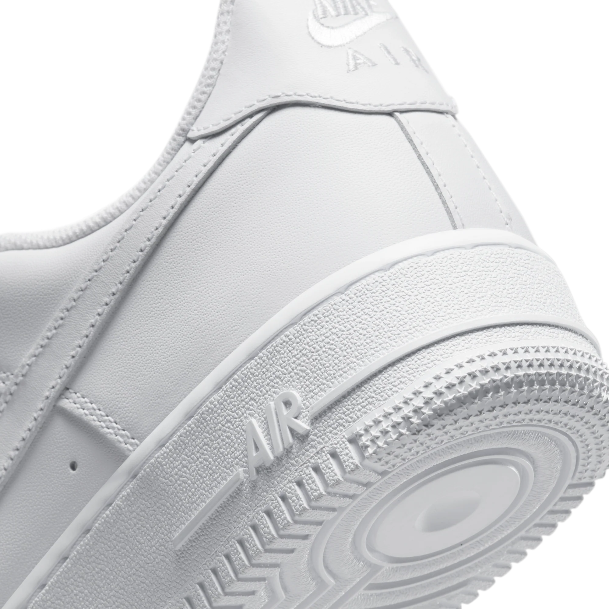 NIKE AIR FORCE 1 '07 WHITE/WHITE (MENS) - Image 4