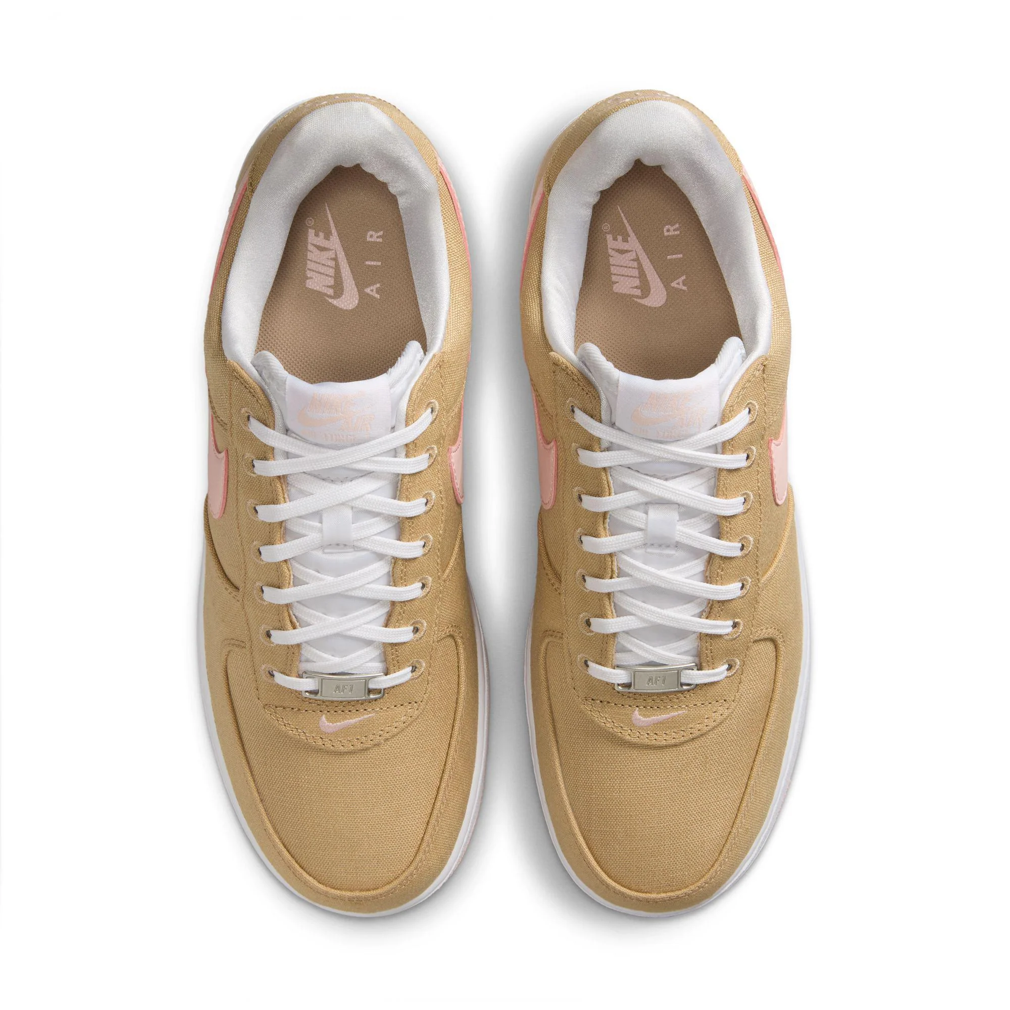 Nike Air Force 1 Retro Linen/Atmosphere-White - Image 4