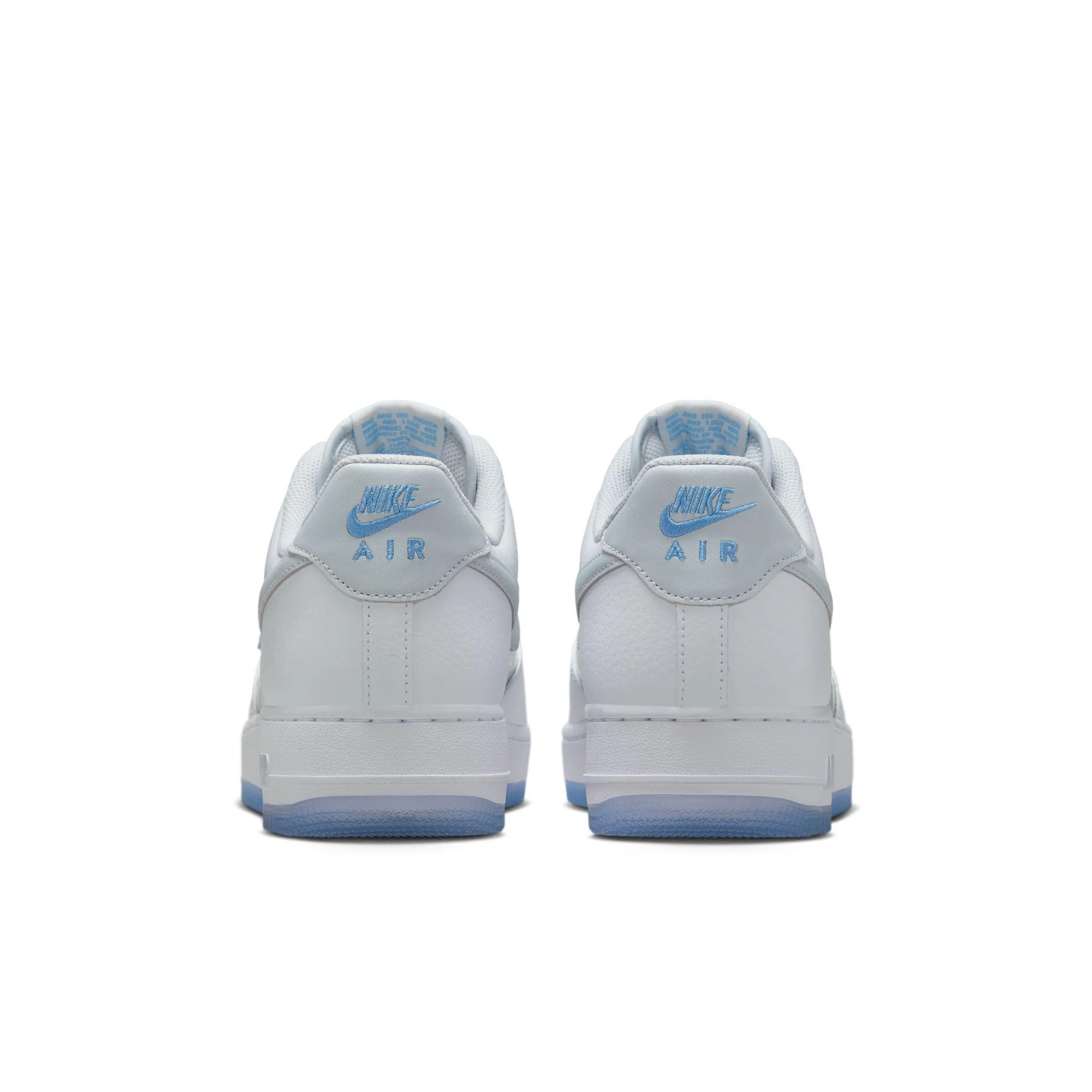 Nike Air Force 1 Retro White/Pure Platinum-University Blue - Image 3