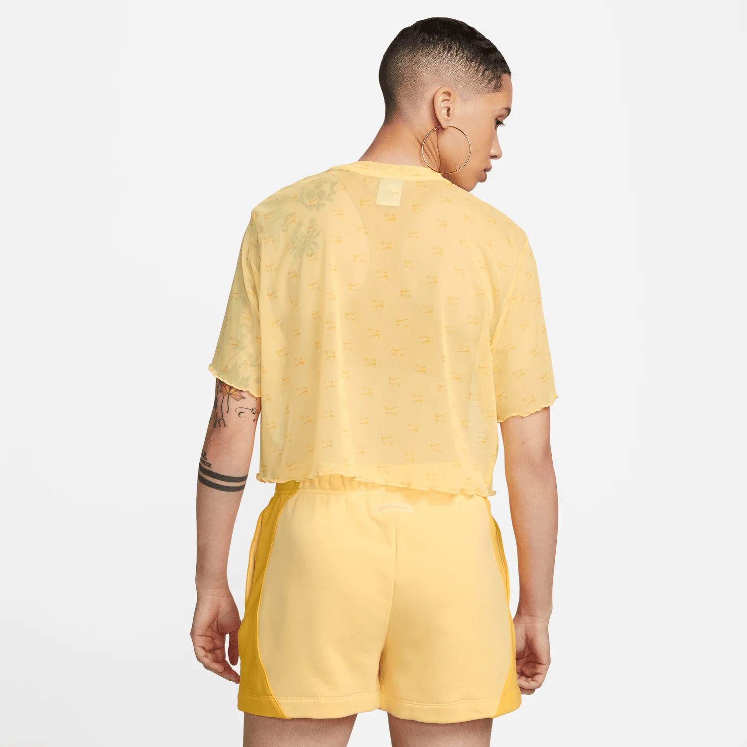 WOMEN'S NIKE AIR MESH SHORT SLEEVE CROP - Image 2
