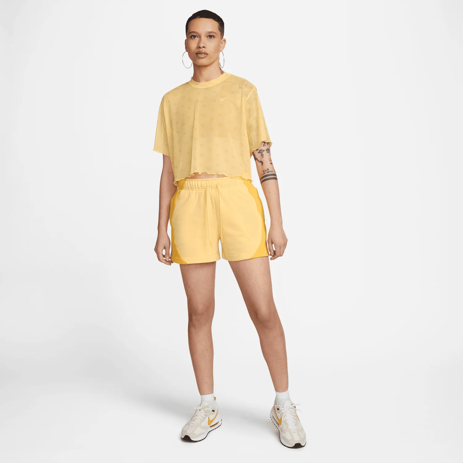 WOMEN'S NIKE AIR MESH SHORT SLEEVE CROP - Image 3