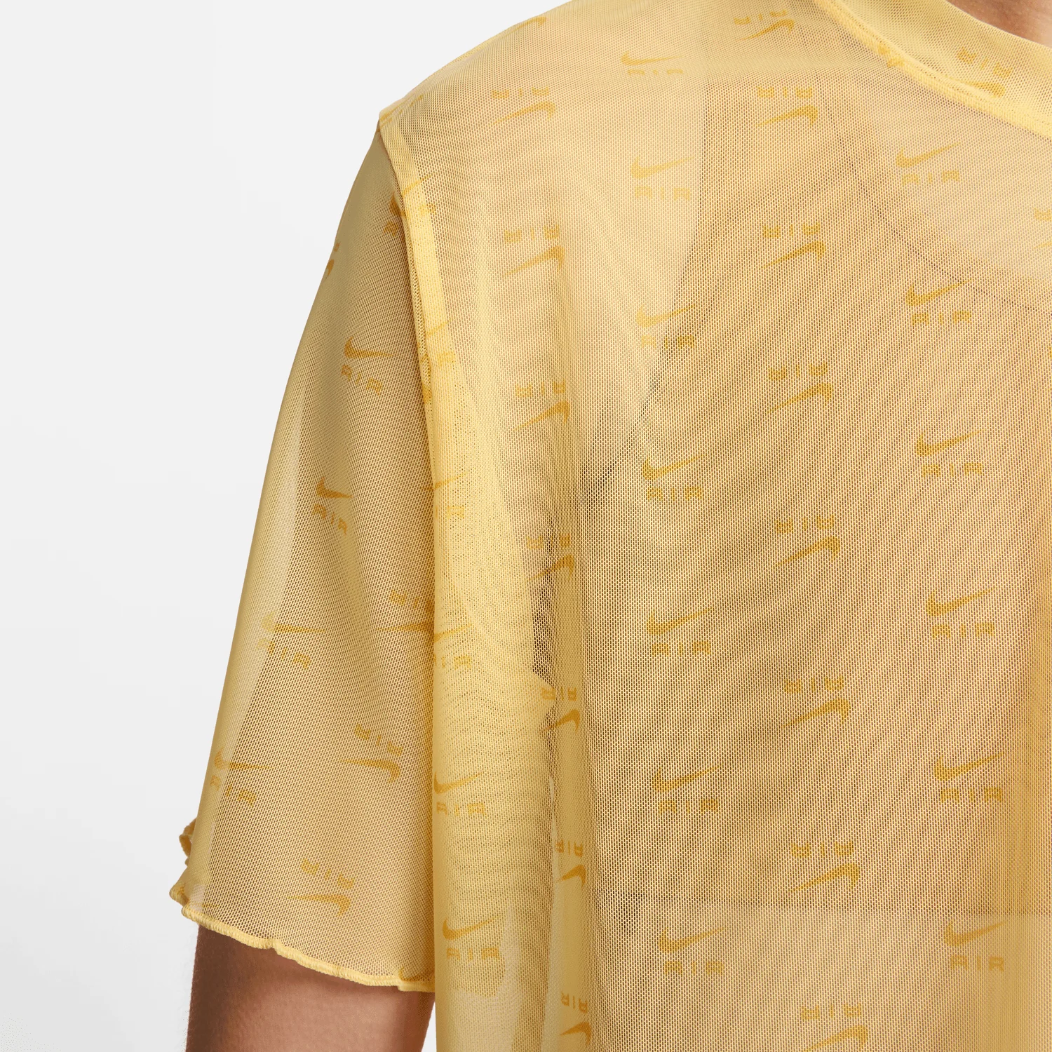 WOMEN'S NIKE AIR MESH SHORT SLEEVE CROP - Image 4