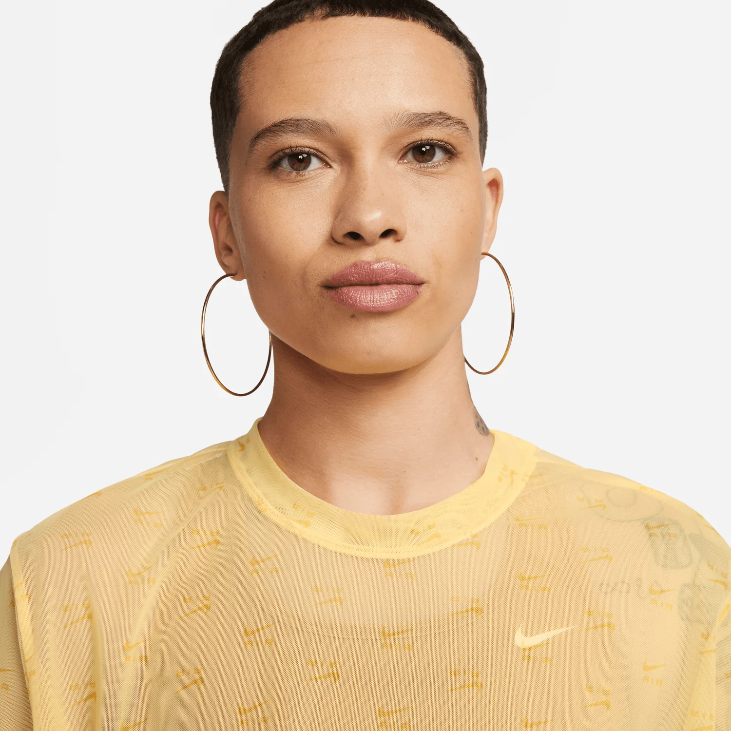 WOMEN'S NIKE AIR MESH SHORT SLEEVE CROP - Image 5