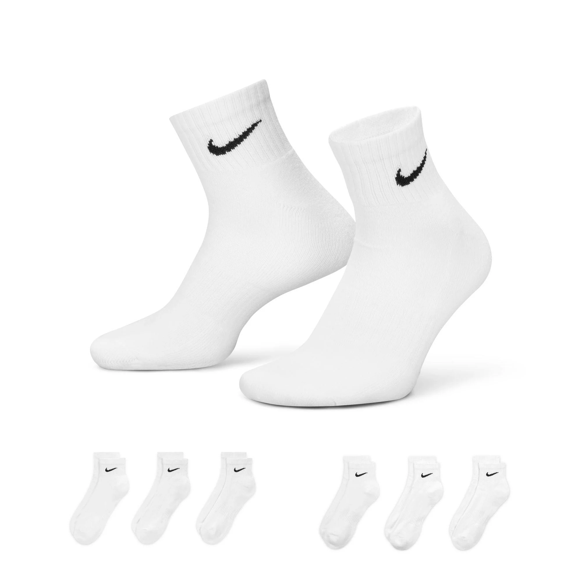 Nike Everyday Cushioned Training Ankle Socks (6 Pairs)