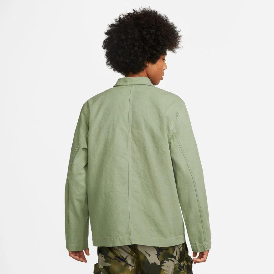 NIKE LIFE CHORE COAT JACKET "OIL GREEN" - Image 2