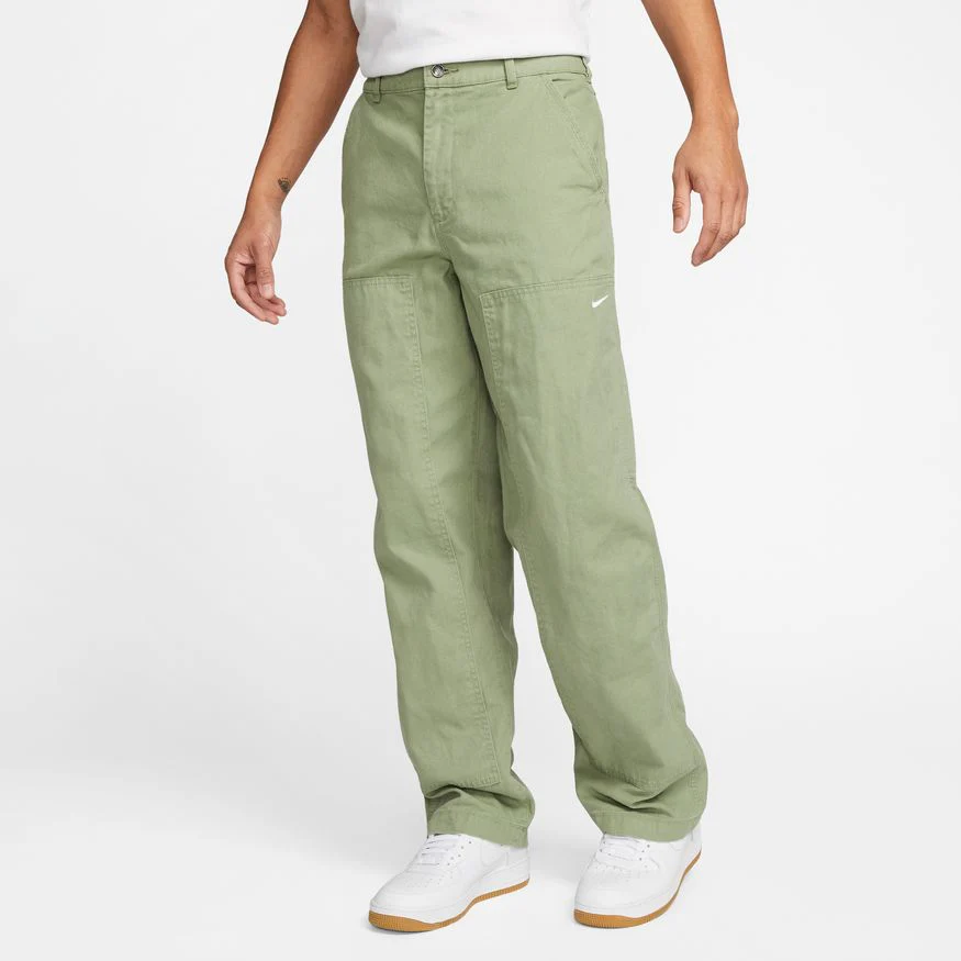 NIKE LIFE DOUBLE PANEL PANT "OIL GREEN"