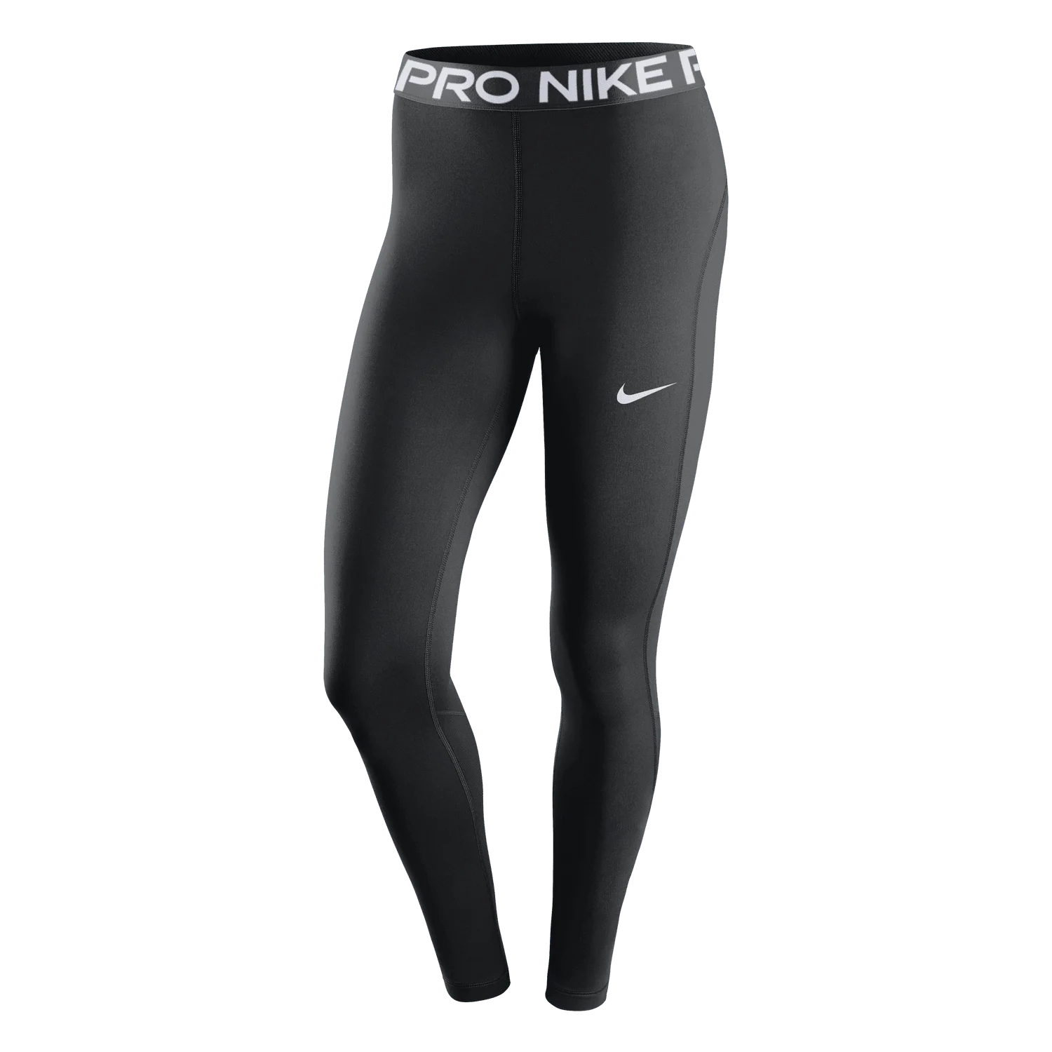 WOMEN'S NIKE PRO MID RISE MESH PANELED LEGGING - Image 2