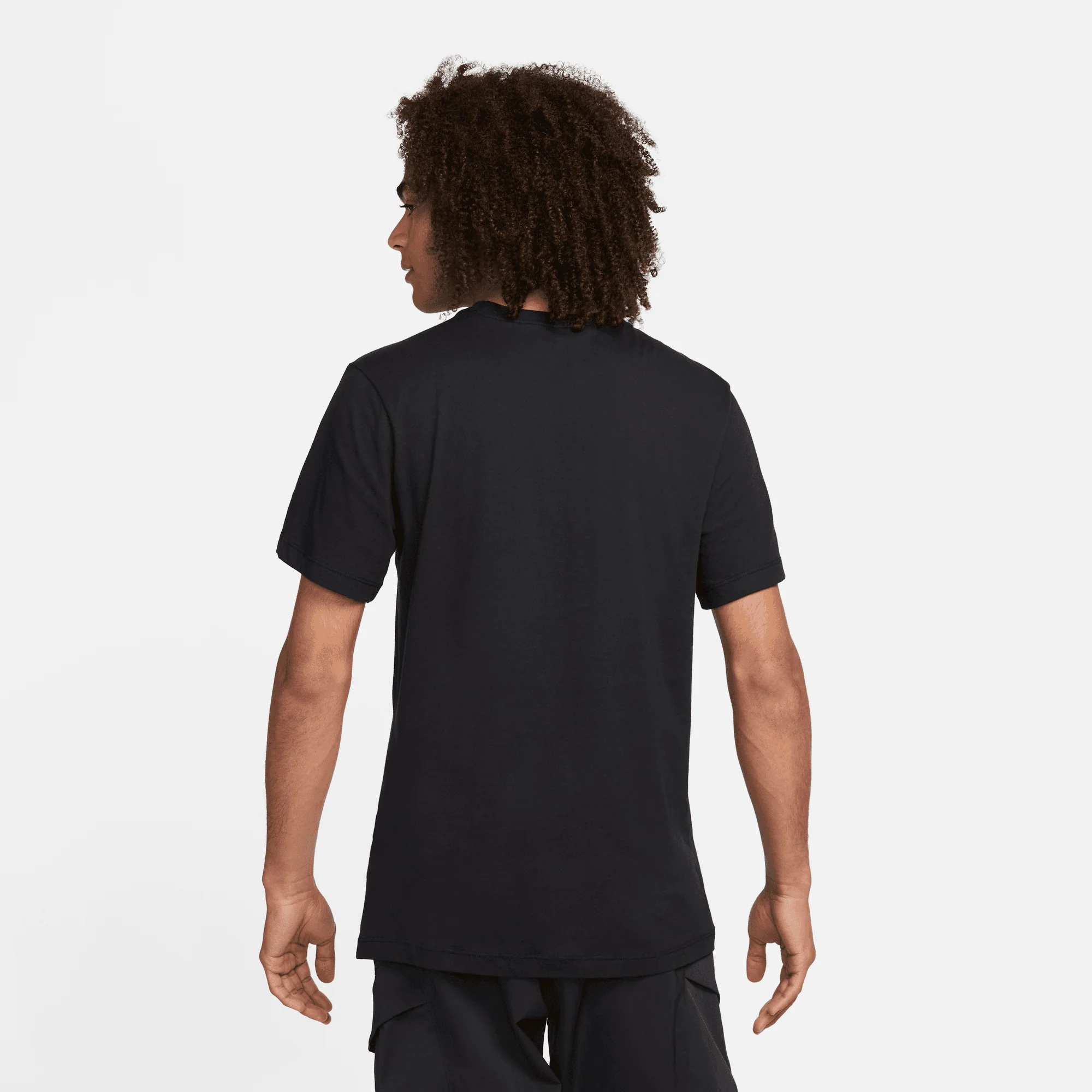 NIKE SPORTSWEAR "GOOD VIBES" TEE (BLACK) - Image 2