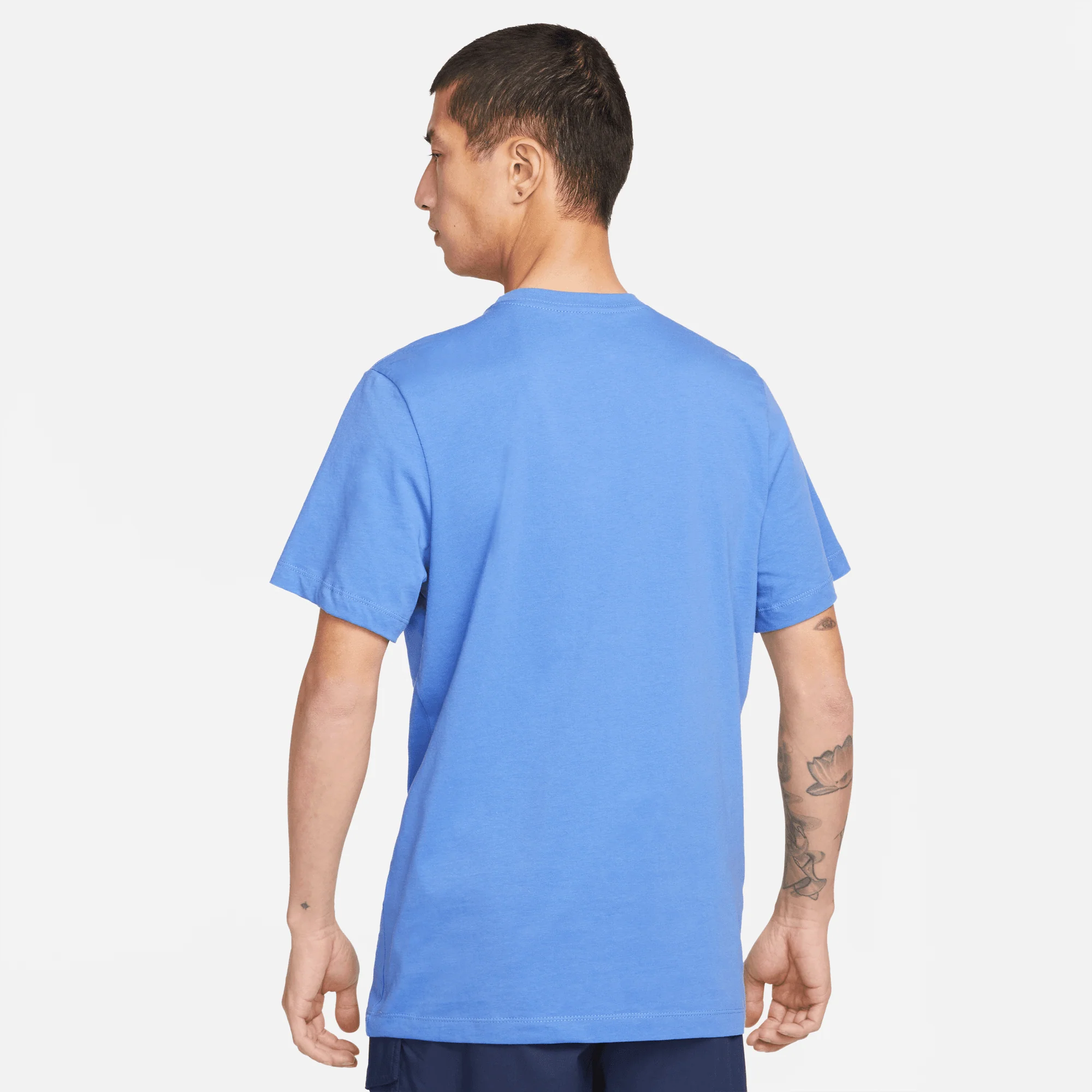 NIKE SPORTSWEAR "GOOD VIBES" TEE (BLUE) - Image 4