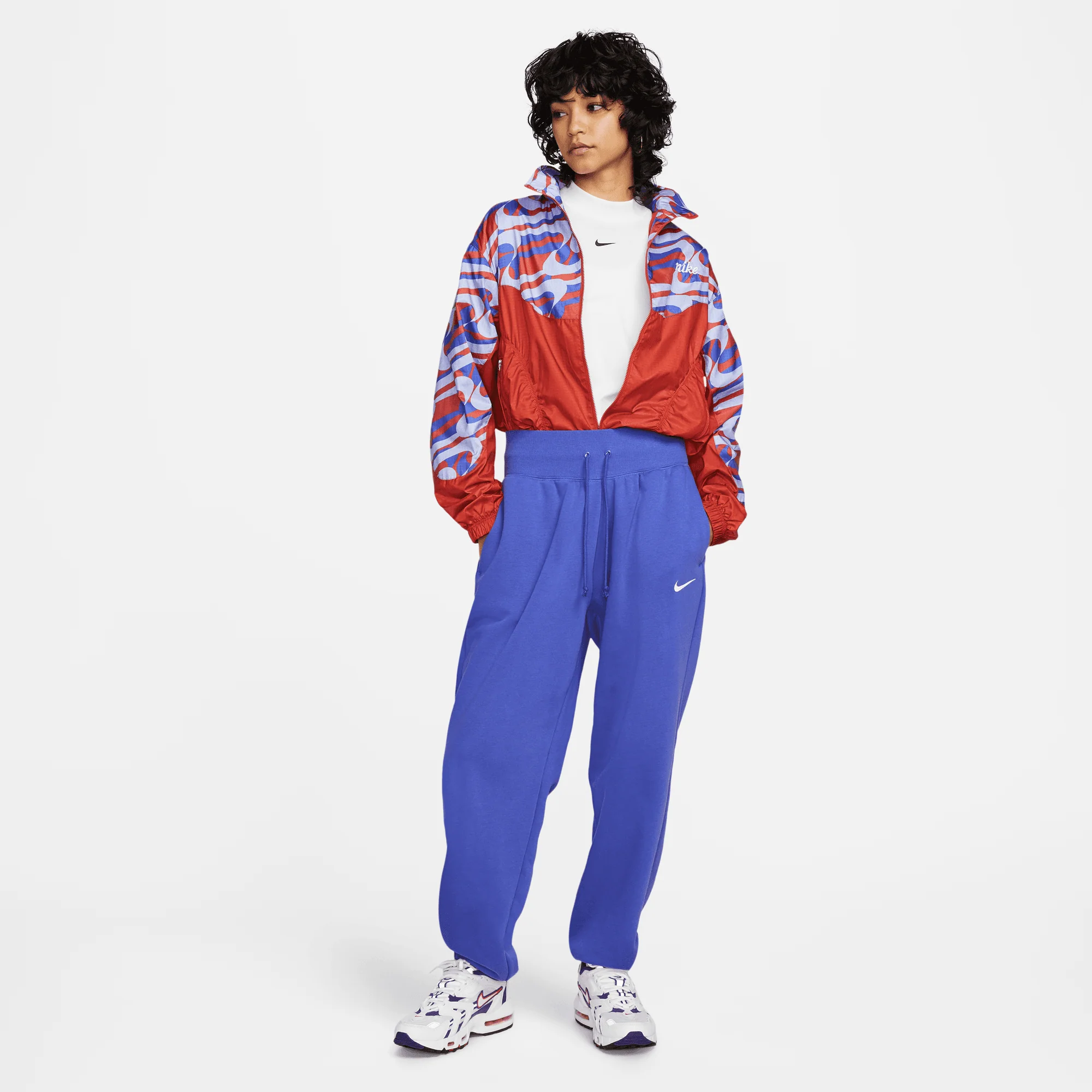 NIKE SPORTSWEAR ICON CLASH JACKET "CINNABAR" - Image 3