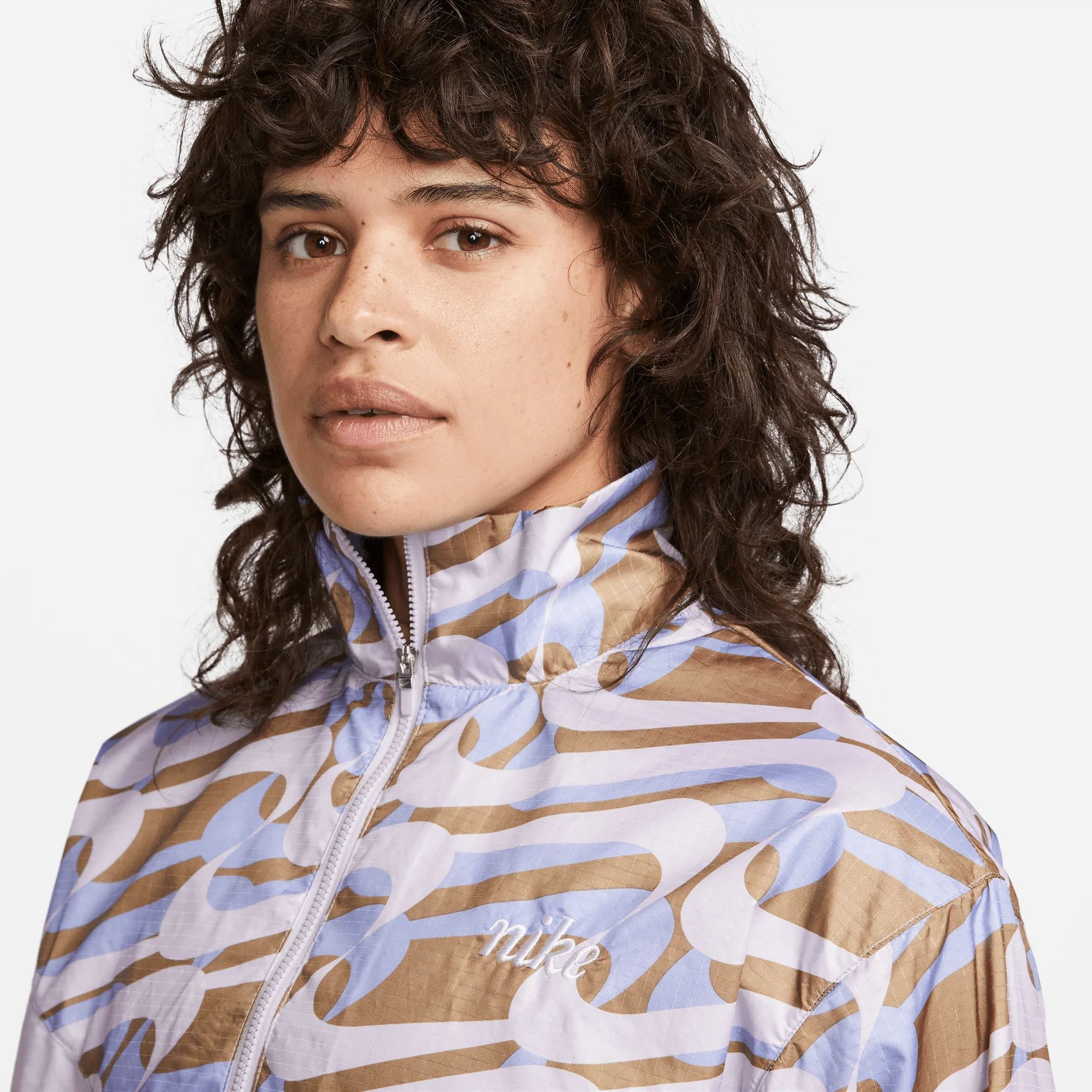 NIKE SPORTSWEAR ICON CLASH JACKET "SESAME" - Image 4