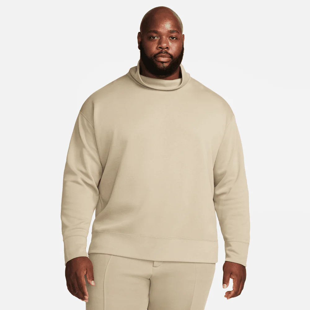 NIKE SPORTSWEAR TECH FLEECE REIMAGINED TURTLENECK KHAKI - Image 5