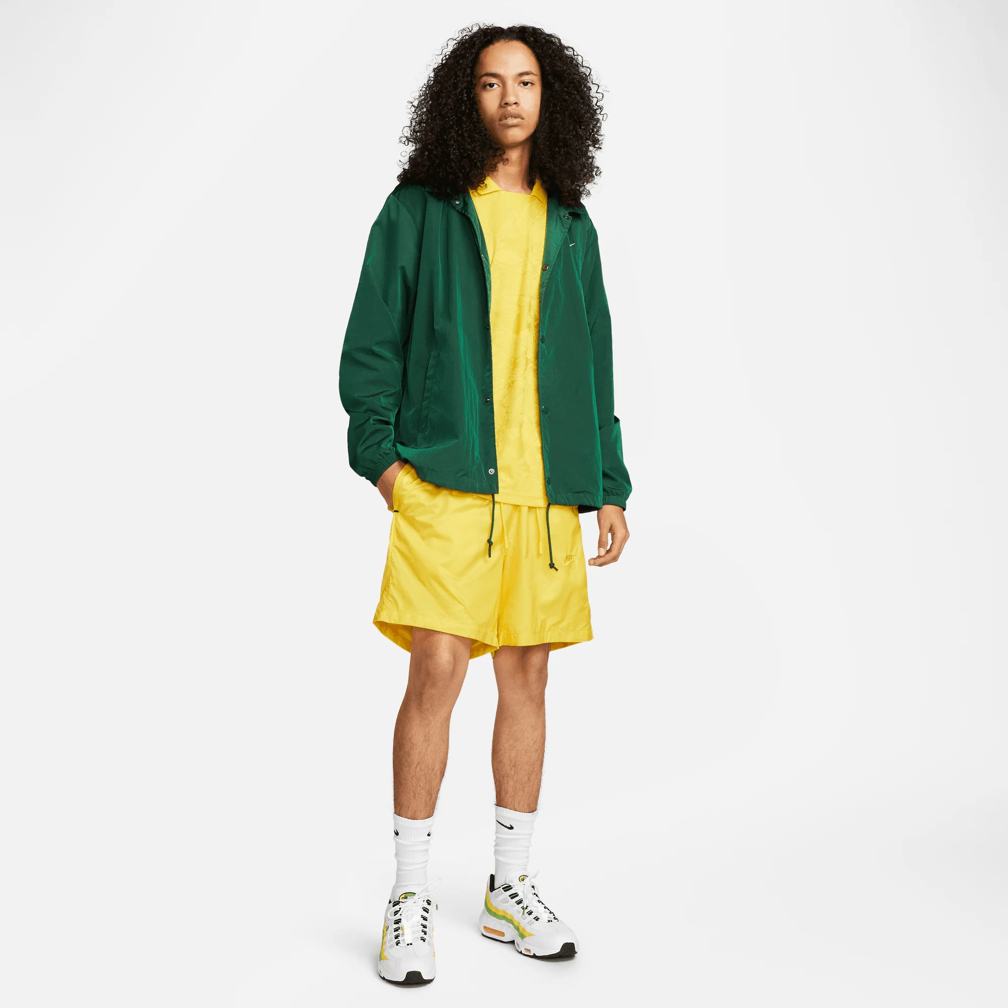 NIKE SPORTSWEAR TECH PACK SHORTS "YELLOW" - Image 3