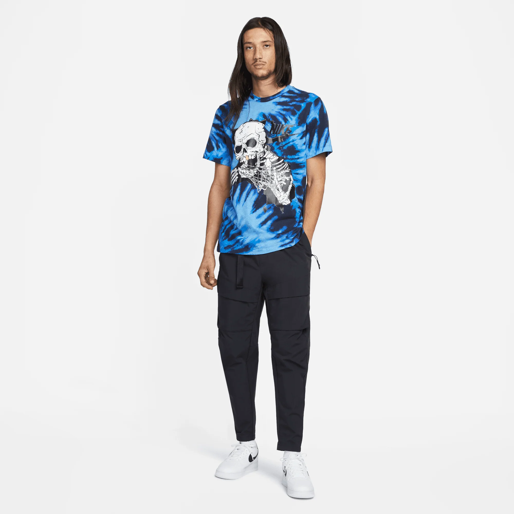 NIKE SW WOVEN CARGO PANTS (BLACK) - Image 3