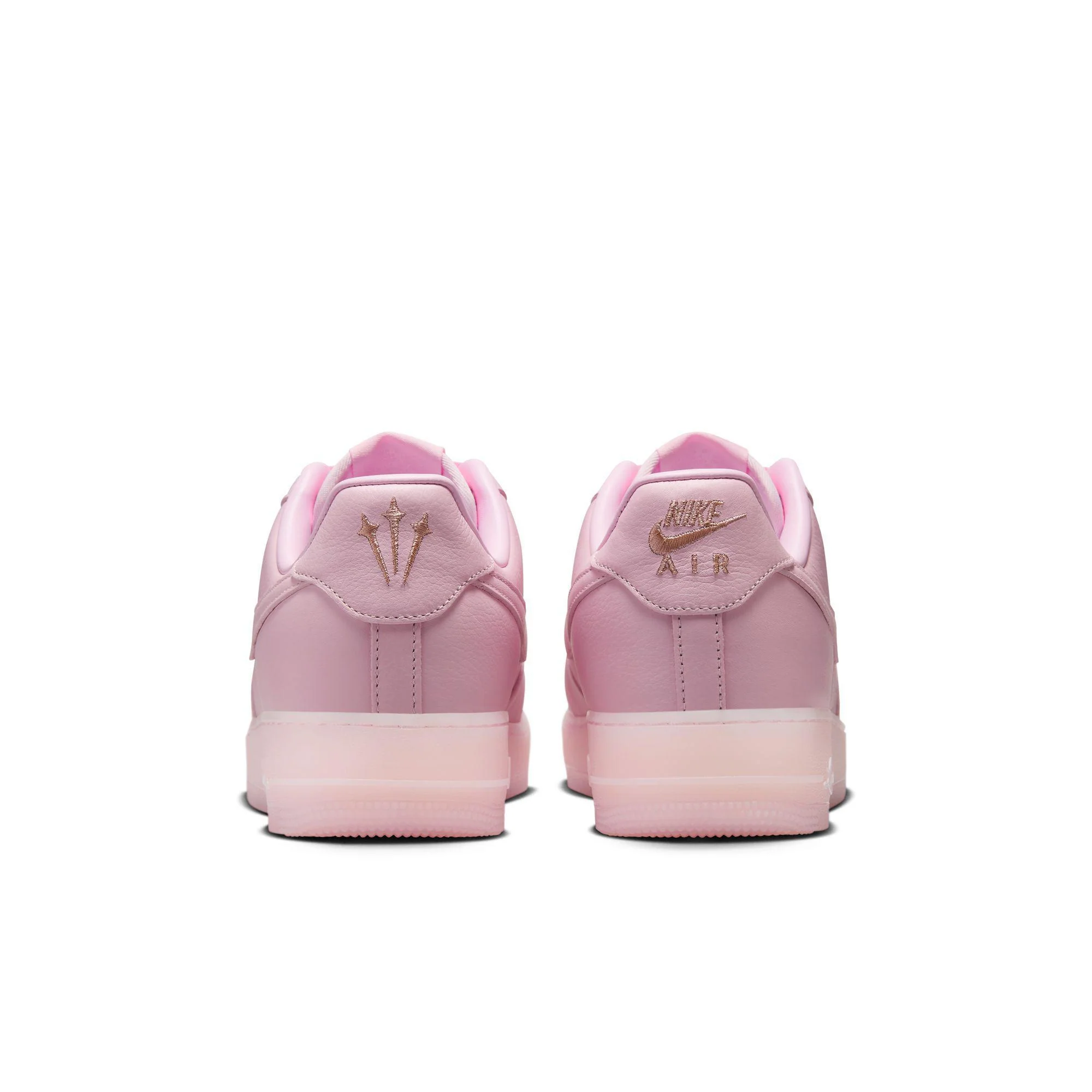 Nike x NOCTA Air Force 1 Low Pink Foam/Cobalt Tint-Metallic Silver - Image 3