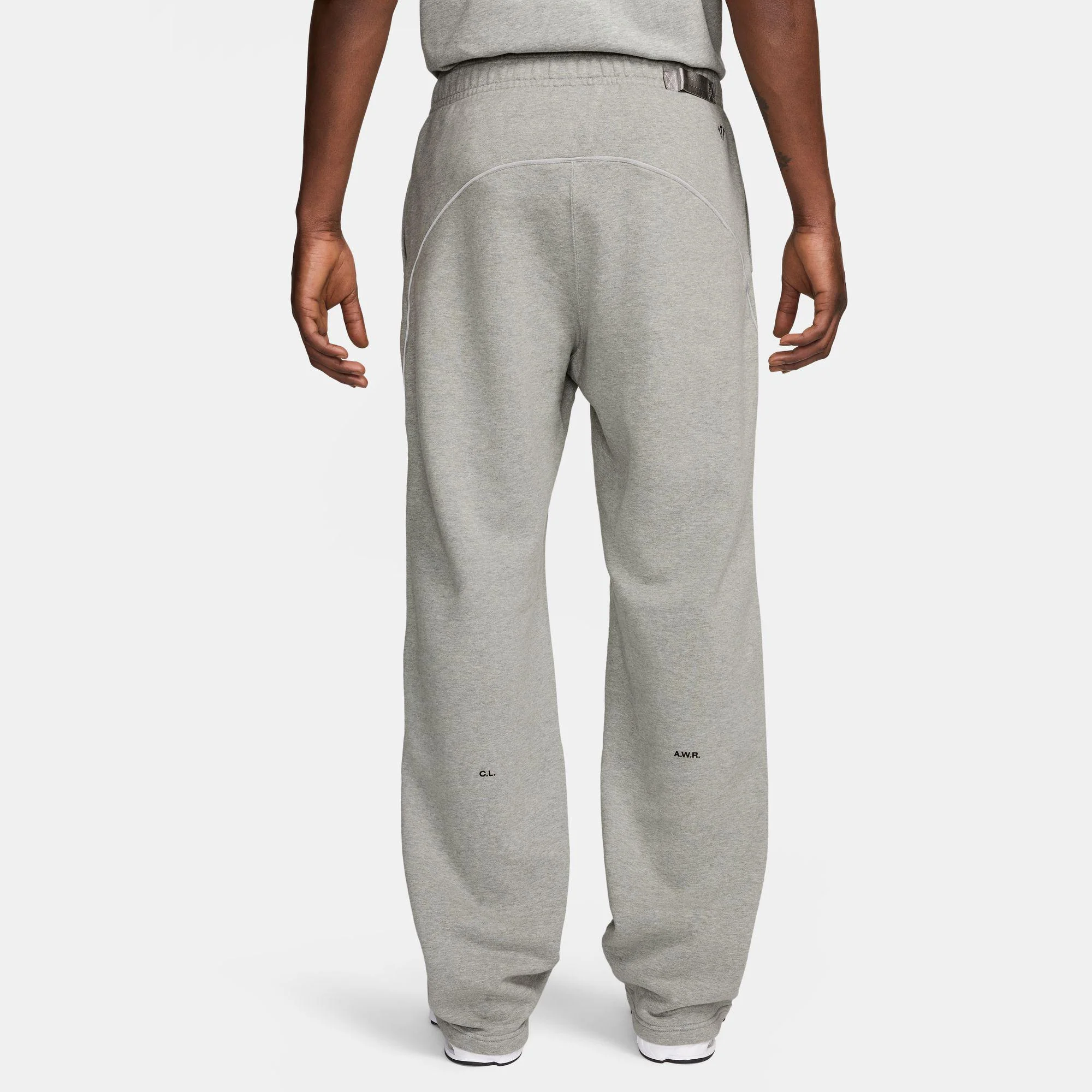 Nike x NOCTA Fleece CS Open-Hem Sweatpants Dark Grey Heather - Image 2