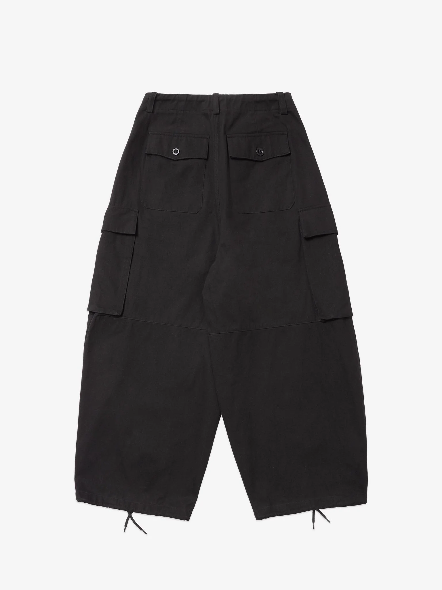 SCRT® BDU Balloon Cargo Trousers Black - Image 2