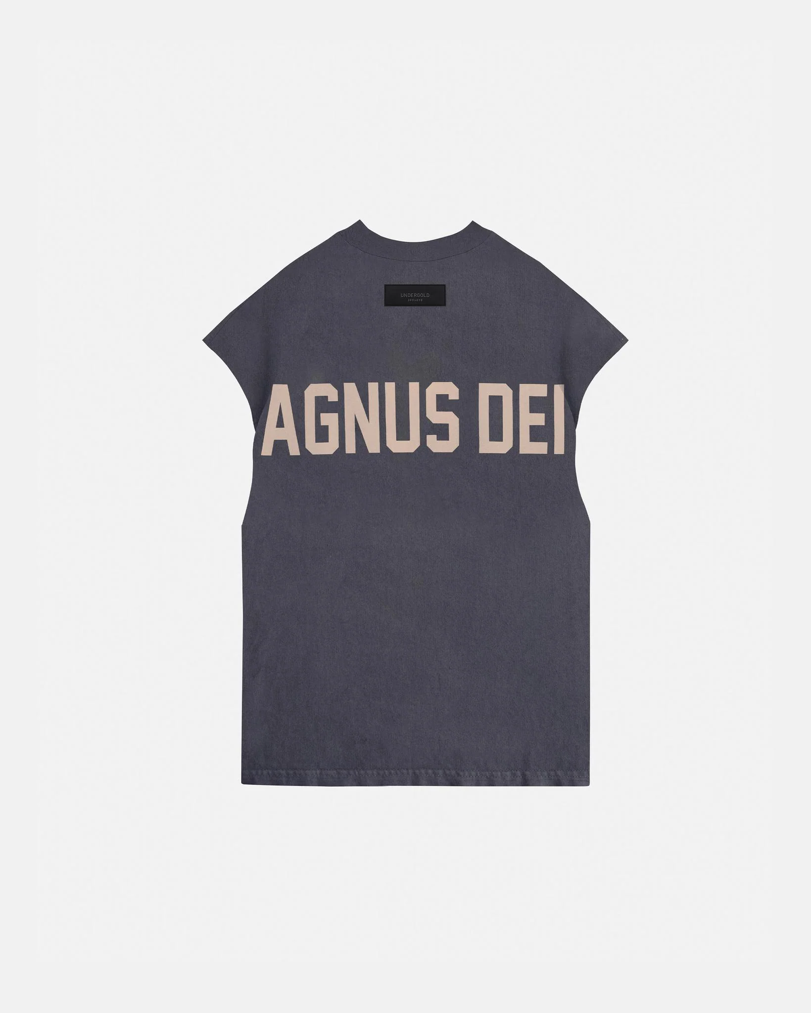 Undergold Agnus Dei UNDRGLD Sleeveless T-Shirt Vintage Gray - Image 2