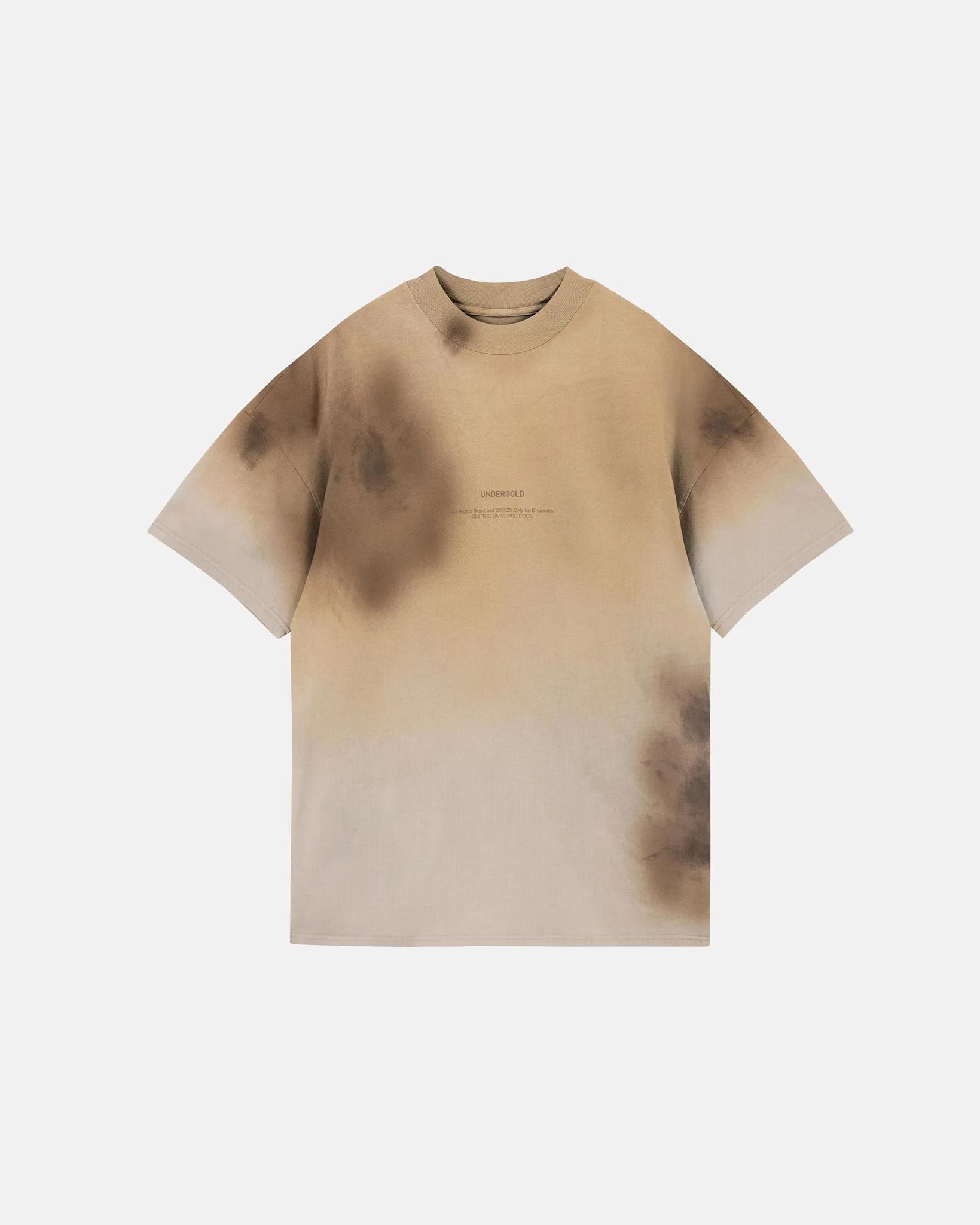 Undergold Golden Heritage Basic Regular Fit T-Shirt Burned Cream