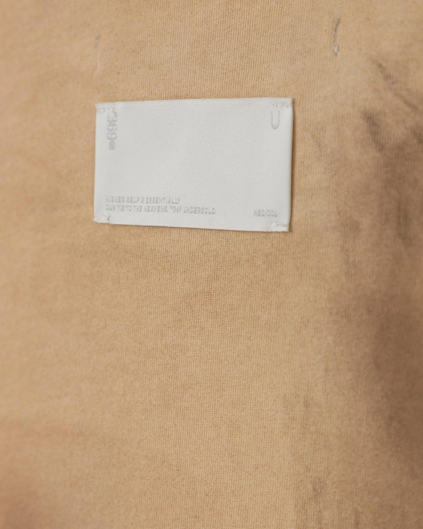 Undergold Golden Heritage Basic Regular Fit T-Shirt Burned Cream - Image 4