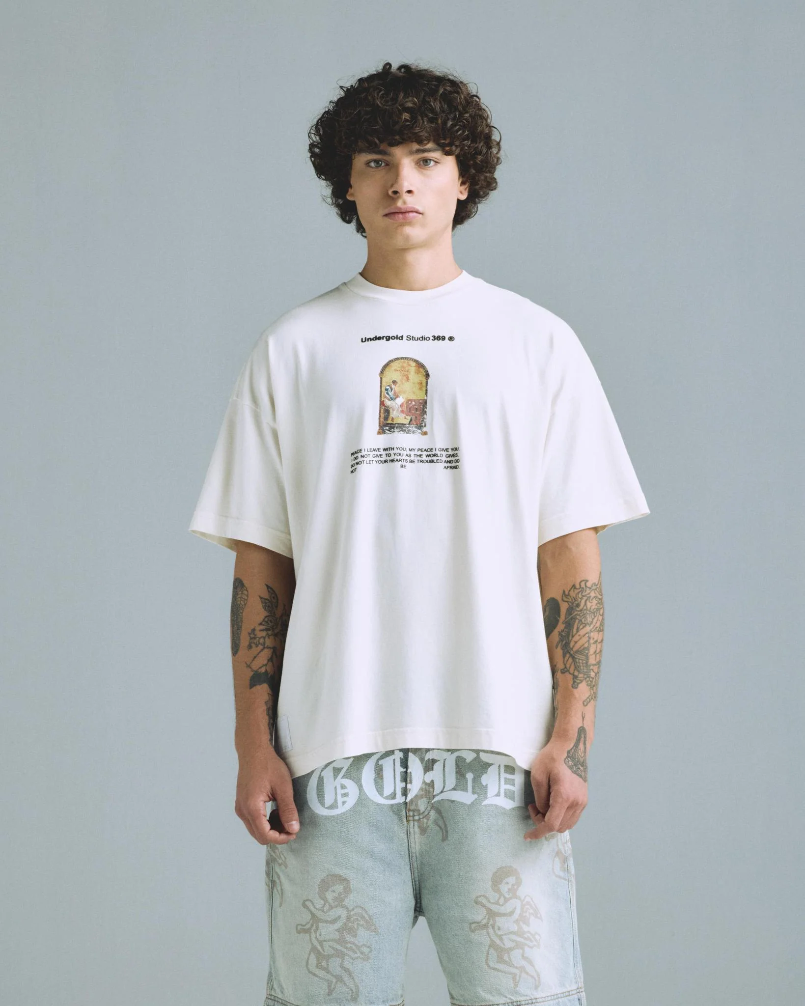 Undergold Gratia Plena Saint Matthew T-Shirt - Image 4