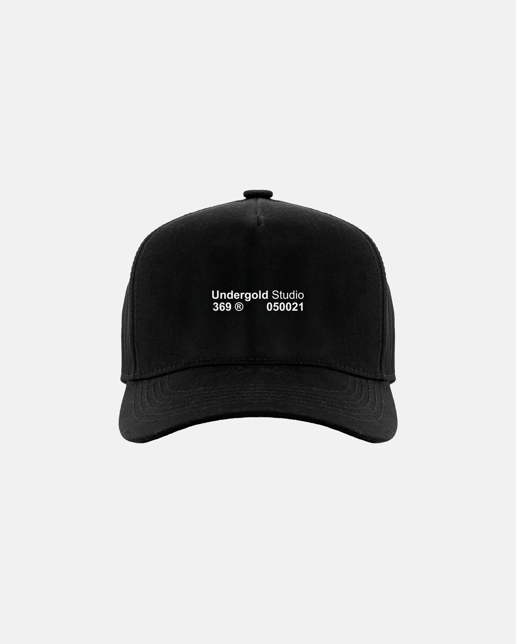 Undergold Line Undergold Studio 369 High Crown Cap Black