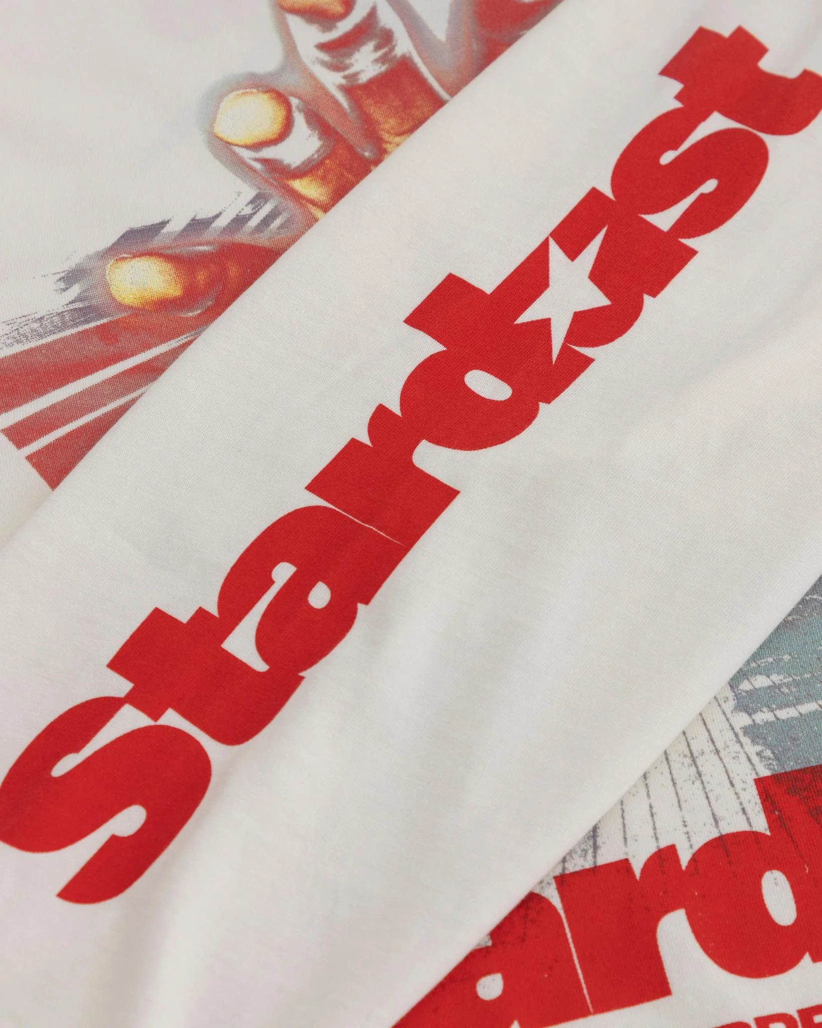 Undergold Stardust Rush Boxy Fit Long Sleeve T-Shirt White - Image 4