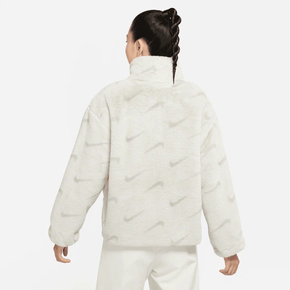 Women's Nike Printed Faux Fur Jacket - Image 3