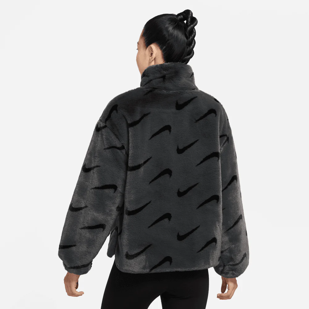 Nike Sportswear Plush Women's Printed Faux Fur Jacket - Image 2