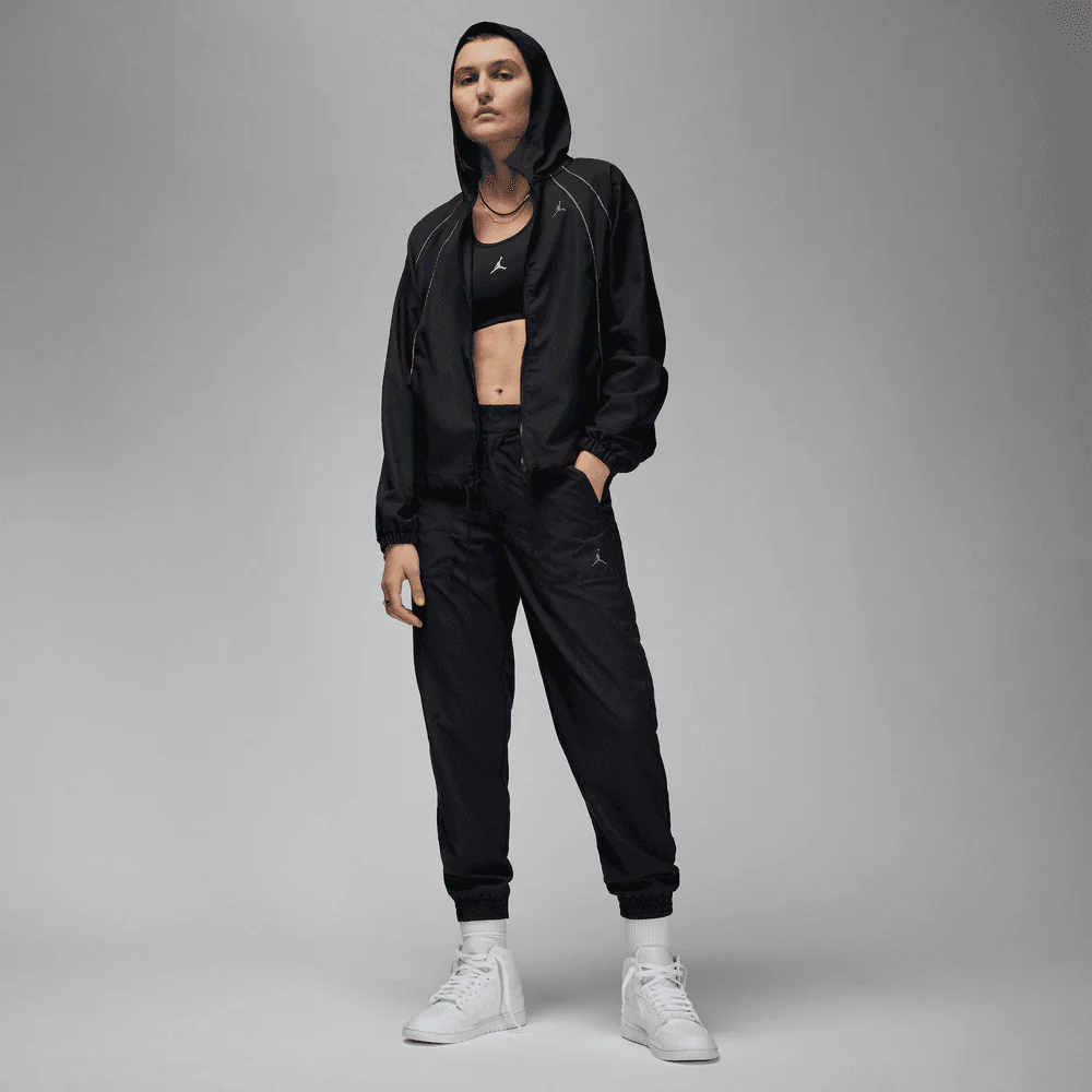 WOMEN'S JORDAN WOVEN JACKET "BLACK" - Image 3
