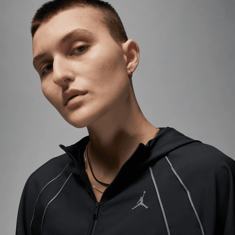 WOMEN'S JORDAN WOVEN JACKET "BLACK" - Image 4