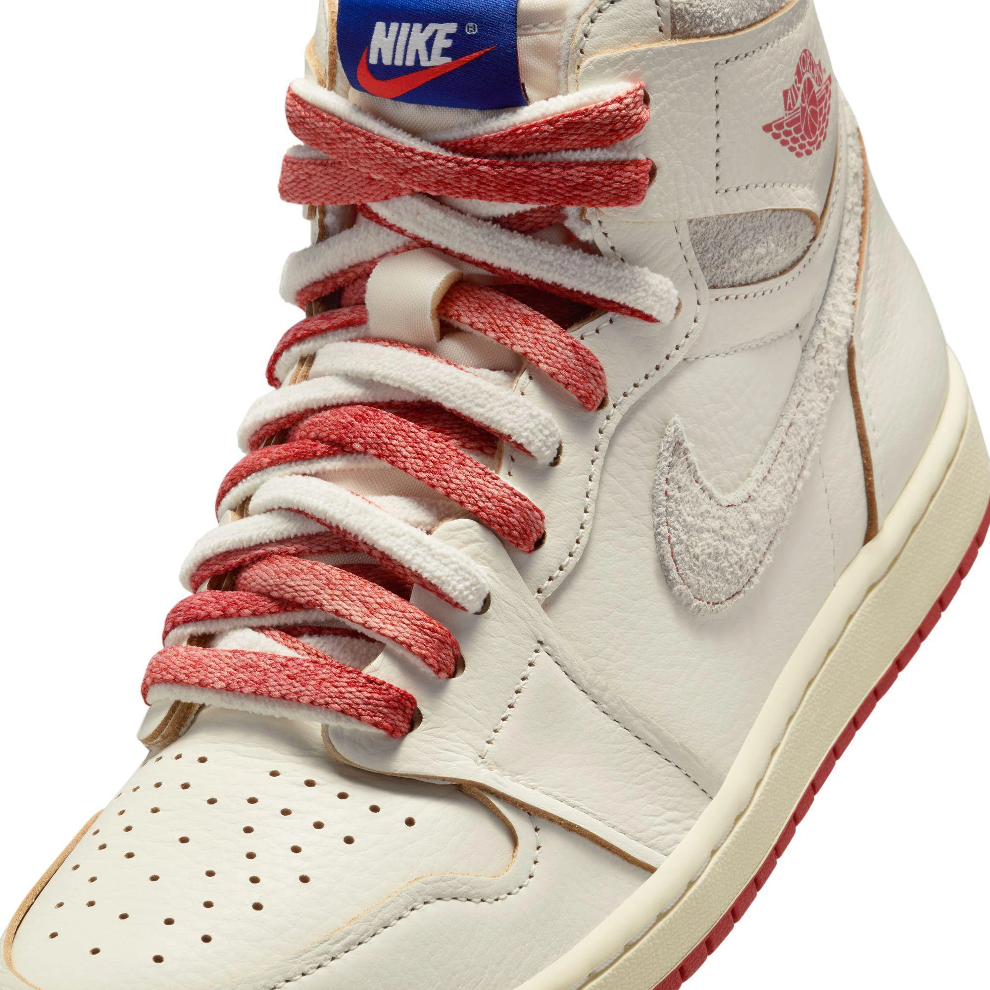 Women's Air Jordan 1 High OG Sail/Cinnabar-Light Bone - Image 5