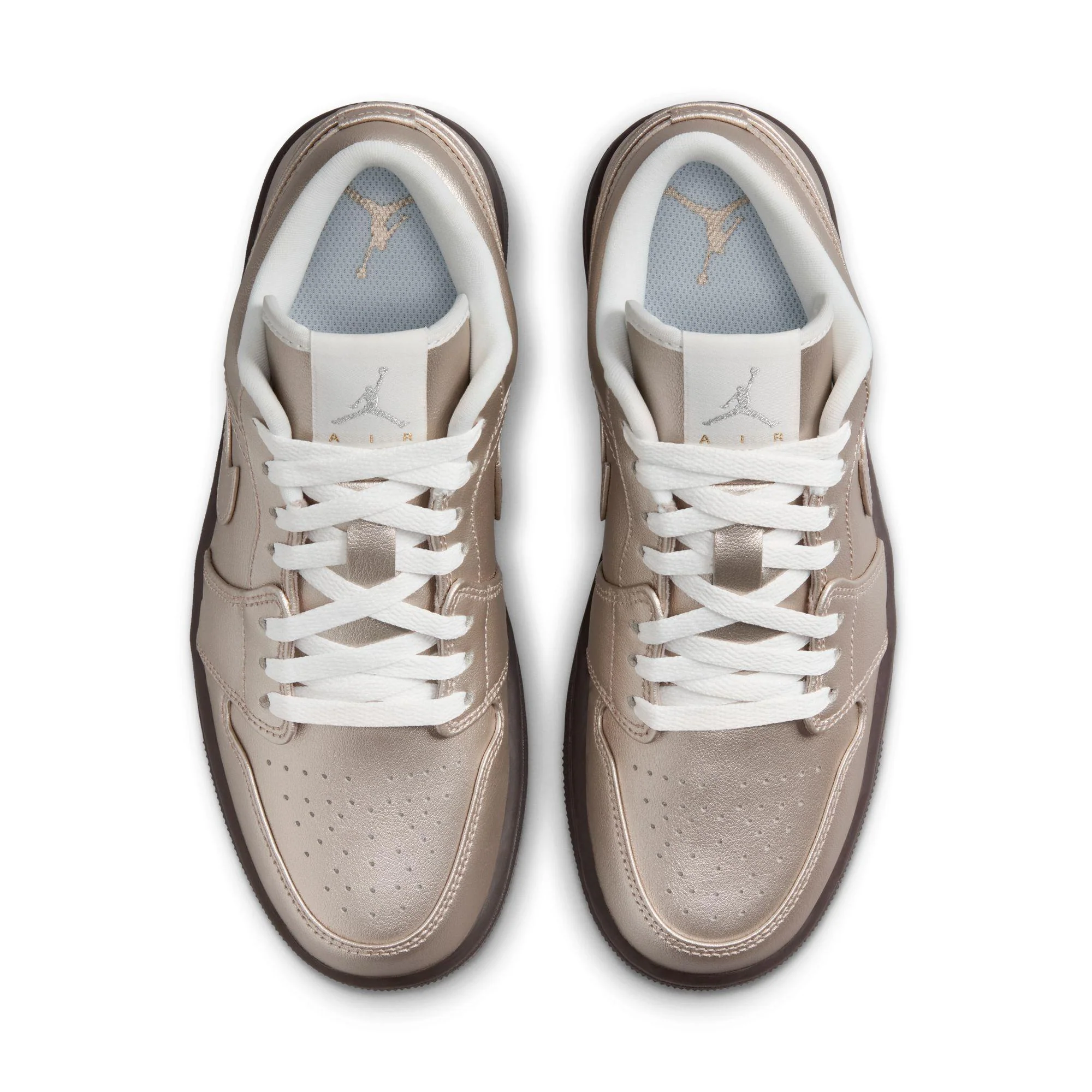 Women's Air Jordan 1 Low SE Metallic Zinc/Metallic Zinc-Summit White - Image 4