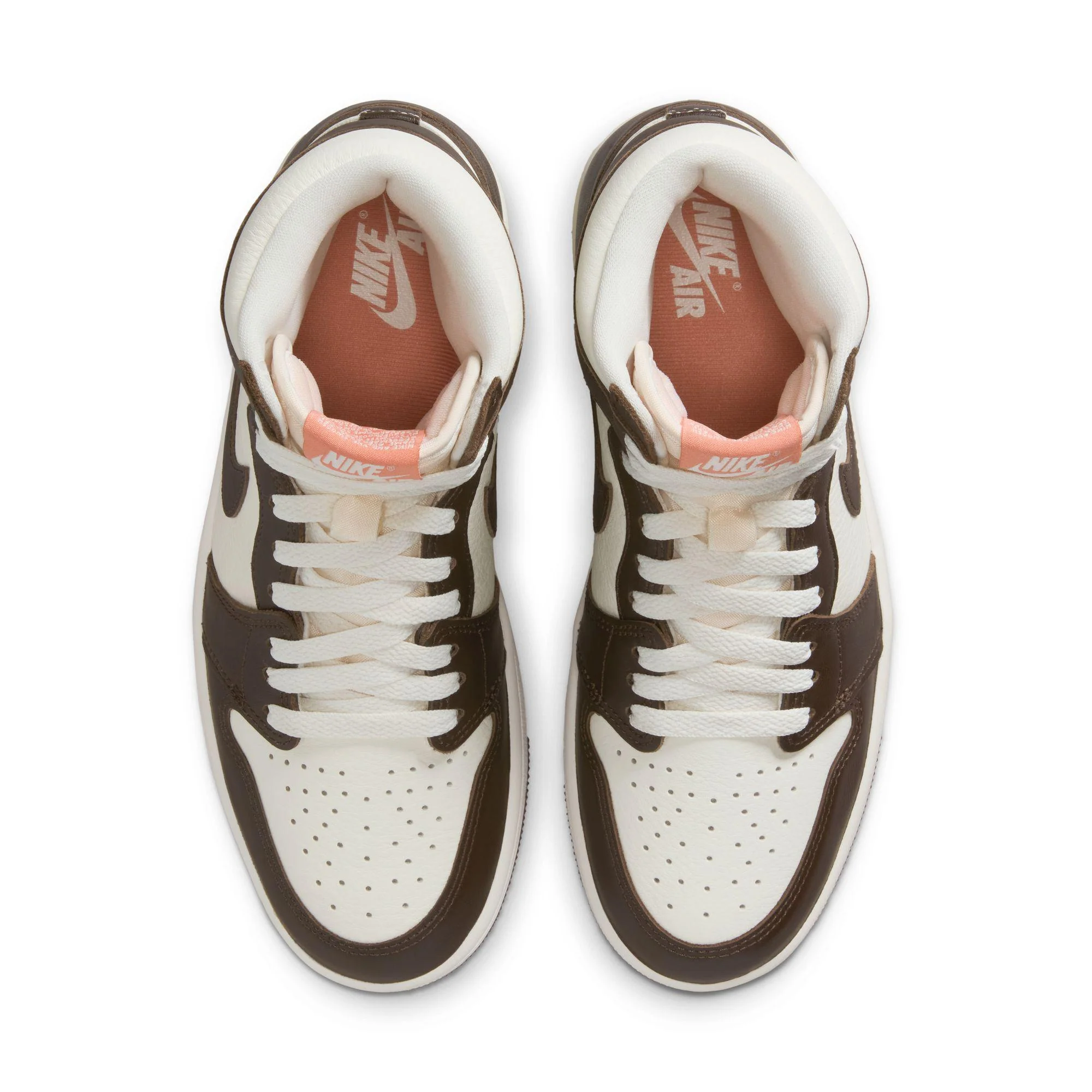 Women's Air Jordan 1 Retro High OG Baroque Brown/Sail-Light Madder Root - Image 4