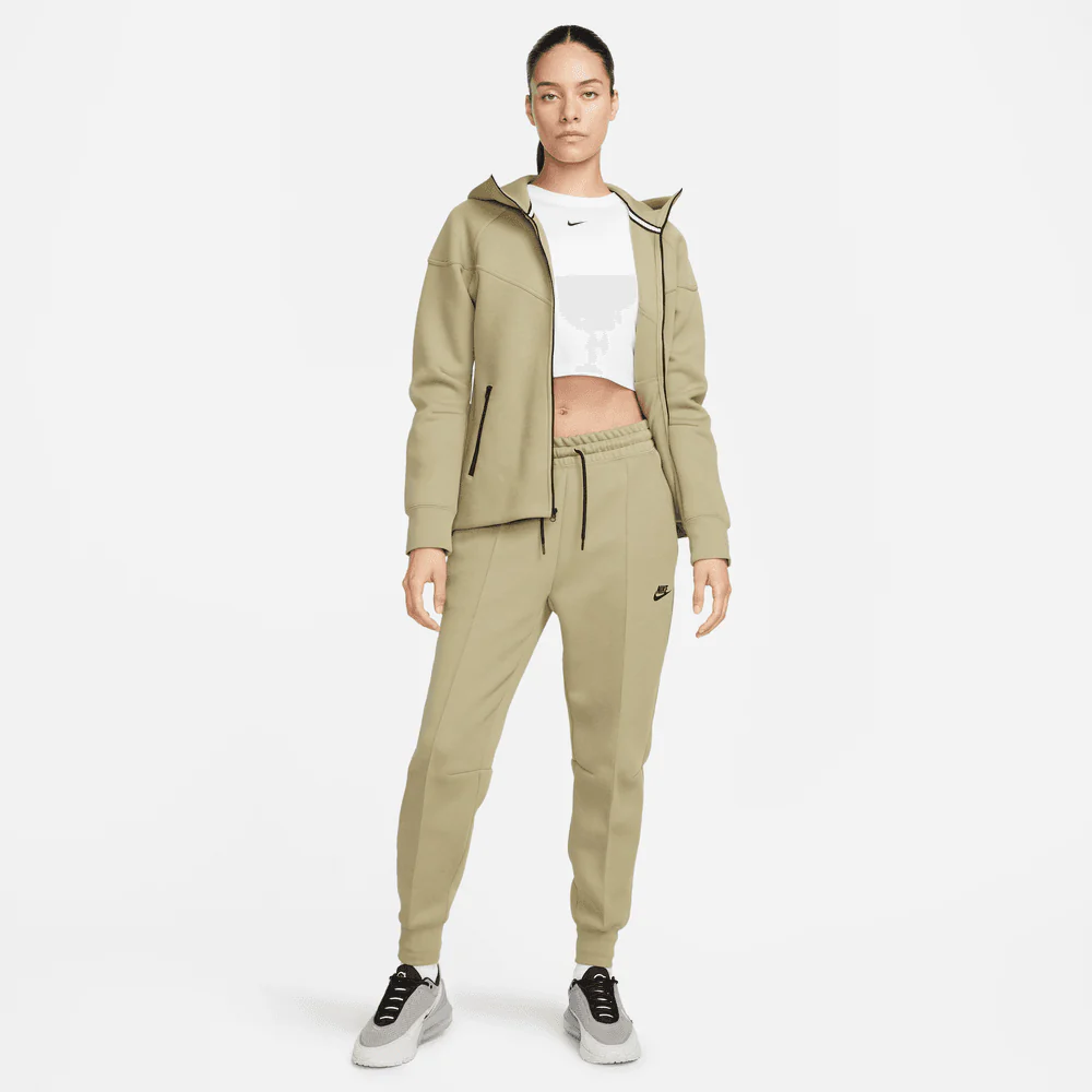 Women's Nike Sportswear Tech Fleece Mid-Rise Joggers - Image 3