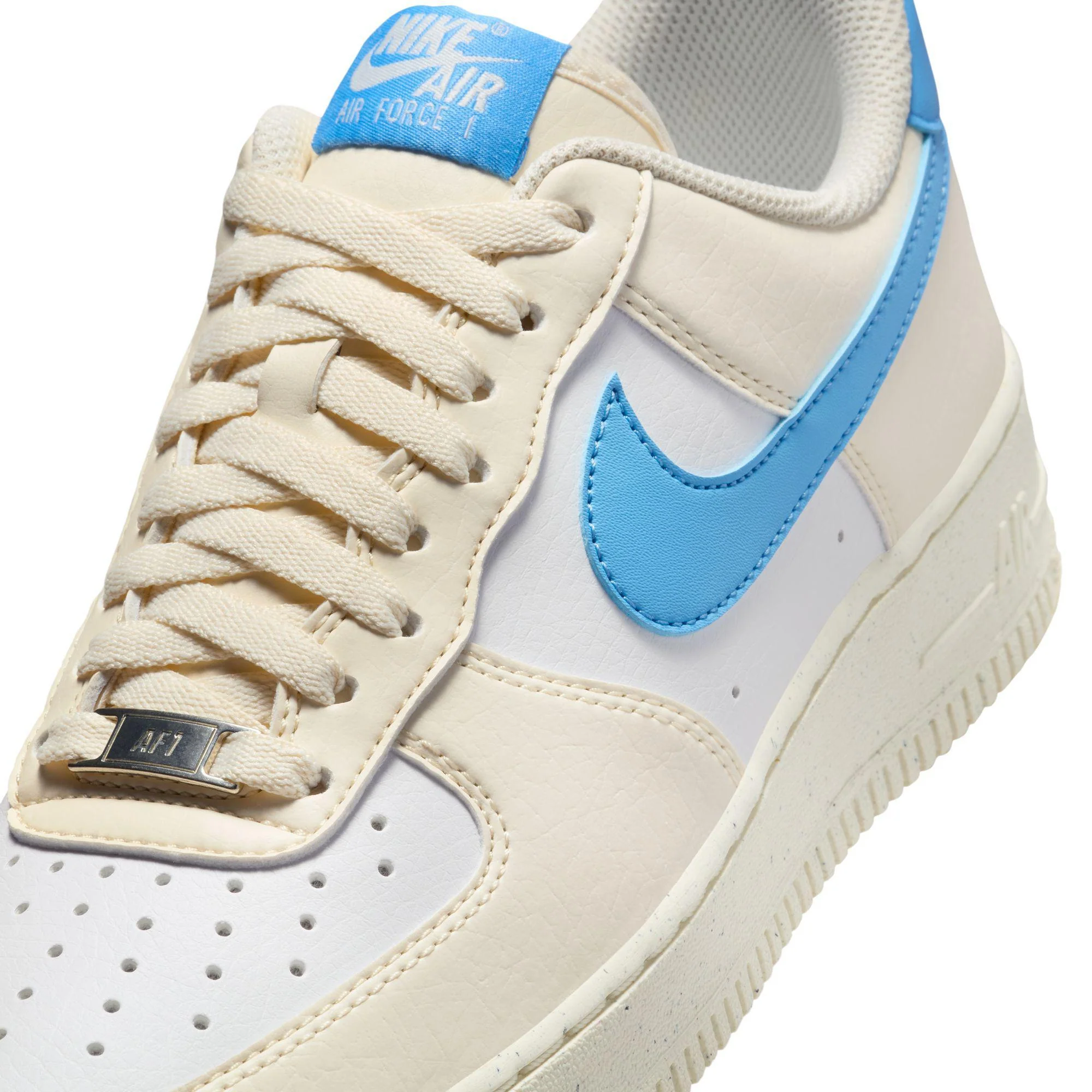 Women's Nike Air Force 1 '07 Next Nature Pale Ivory/University Blue-White-Sail - Image 5