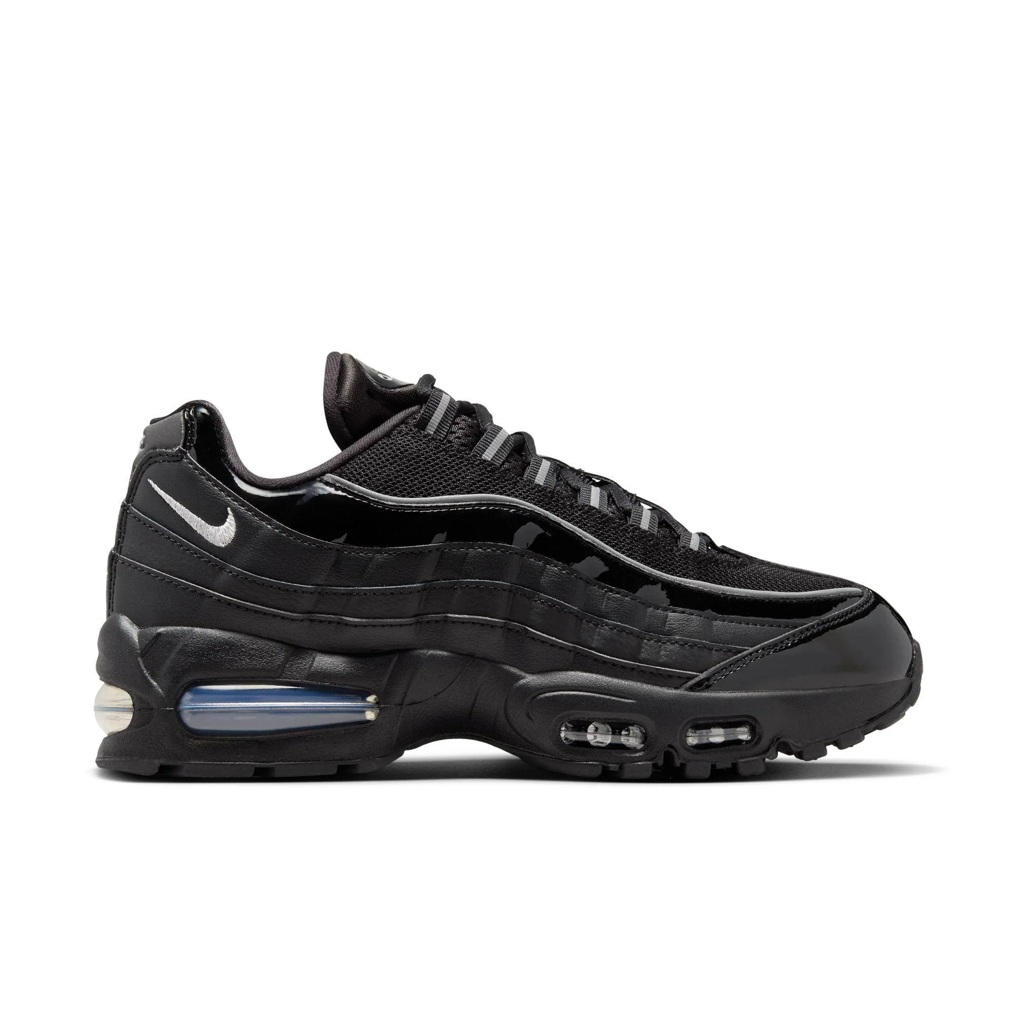 Women's Nike Air Max 95 Black/Metallic Silver-Reflect Silver