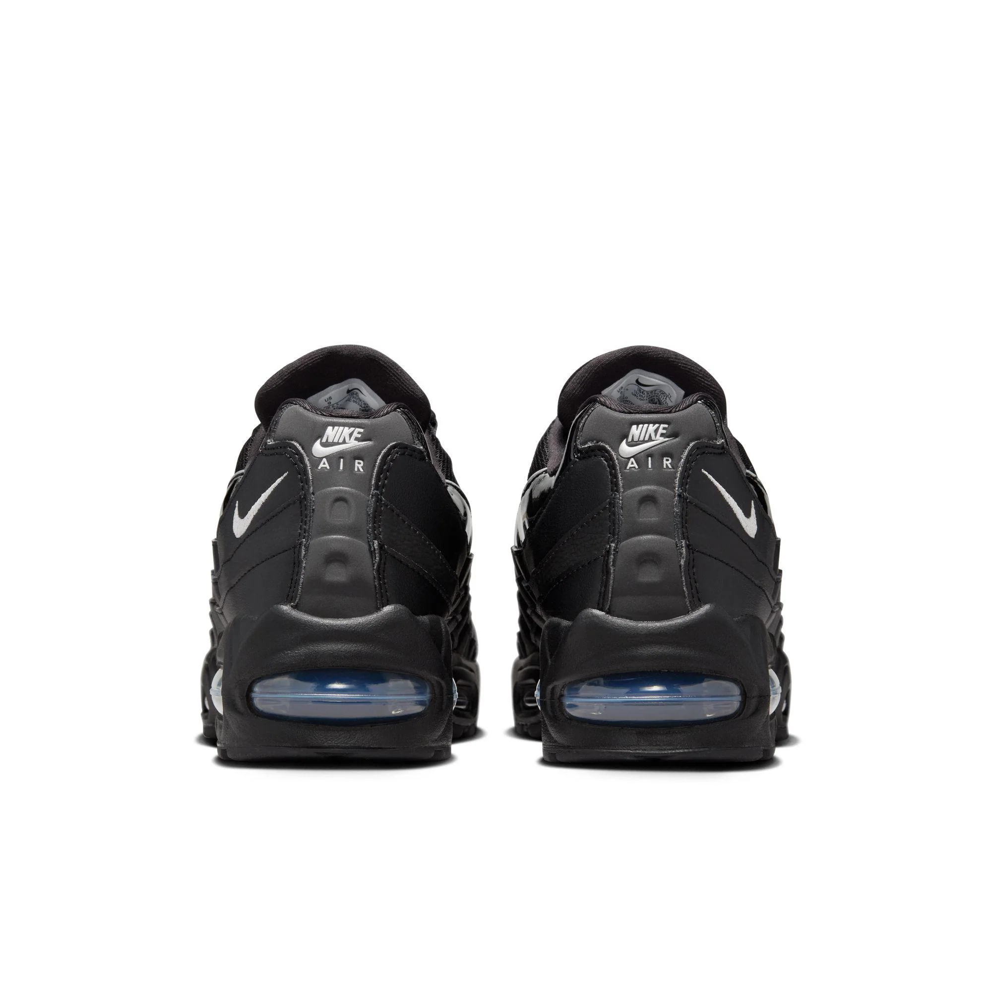 Women's Nike Air Max 95 Black/Metallic Silver-Reflect Silver - Image 3