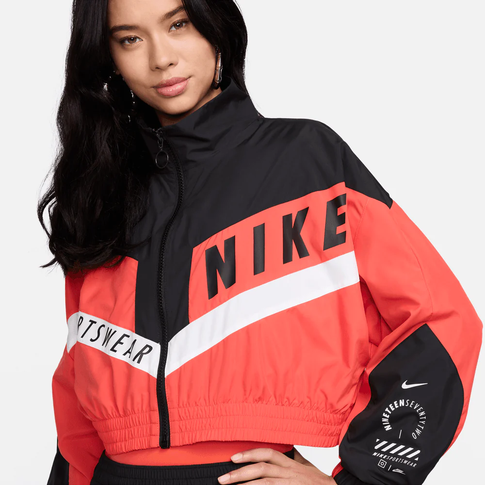 Women's NIke Sportswear Woven Jacket (2 Colors) - Image 3